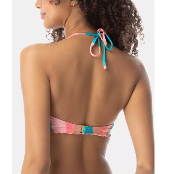 Sundazed Ava Printed Ruffled Bow Bikini Top - Picture 2 of 3